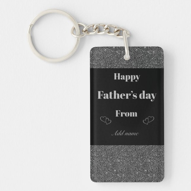 Special personalised father’s day key ring gift (Front)