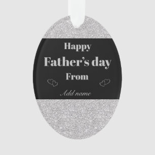 Special personalised father’s day ornament gift