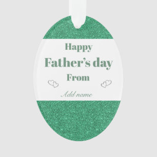 Special personalised father’s day ornament gift