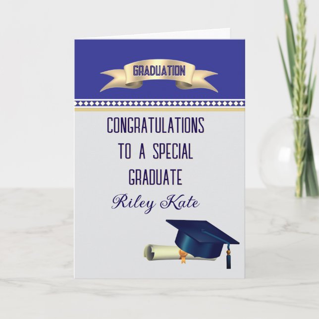 Special! Personalised graduation Card (Front)