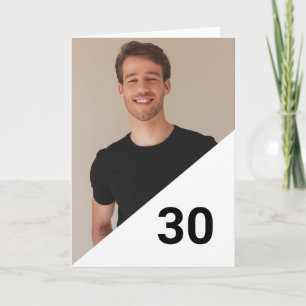 Special Personalised Photo Son 30th Birthday Card