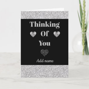 Special personalised thinking of you card
