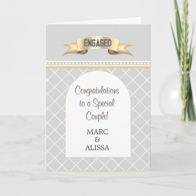 Special! Personalized Engagement Card (Front)