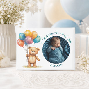 Special Photo Boy's Baptism Favour Magnet