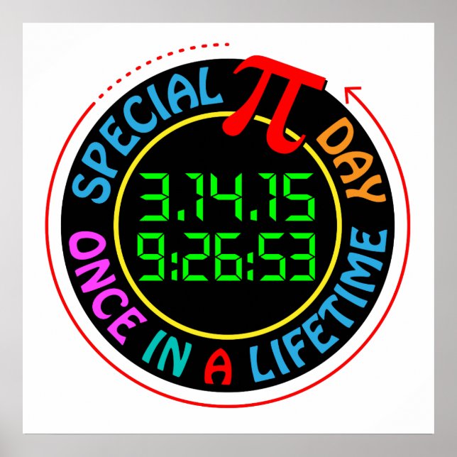 Special Pi Day 2015 Poster (Front)