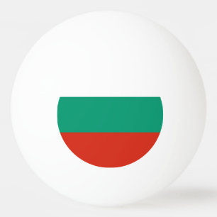 Special ping pong ball with Flag of Bulgaria