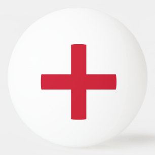 Special ping pong ball with Flag of England