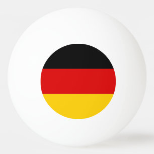 Special ping pong ball with Flag of Germany