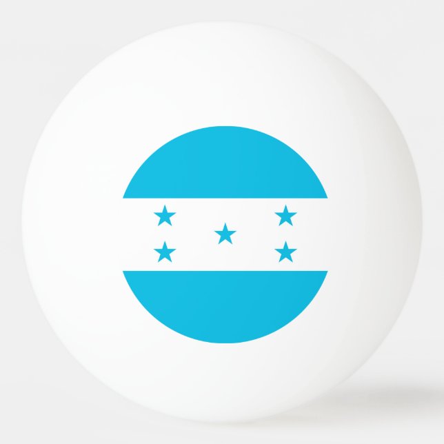 Special ping pong ball with Flag of Honduras (Back)