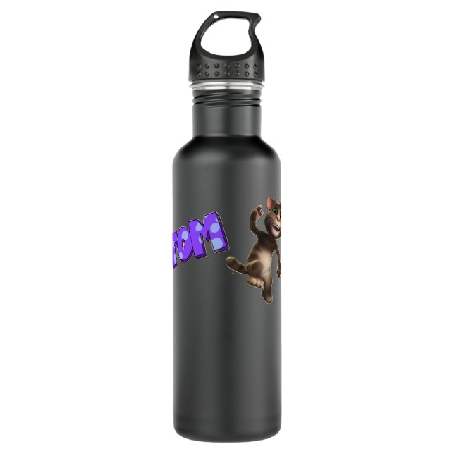 Special Present My Talking Tom Cat Cartoon And Gam 710 Ml Water Bottle (Front)