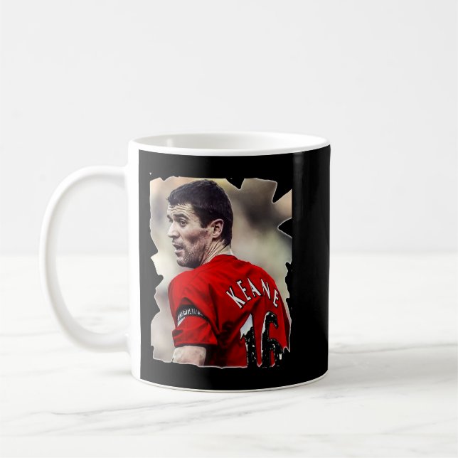 Special Present Roy Keane Print Coffee Mug (Left)