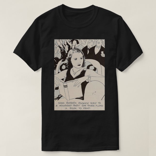 Special Present Stanwyck Drama Barbara Actress Coo T-Shirt (Design Front)