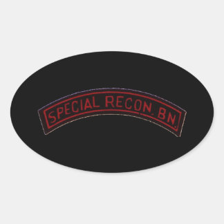 Special Recon BN Oval Sticker