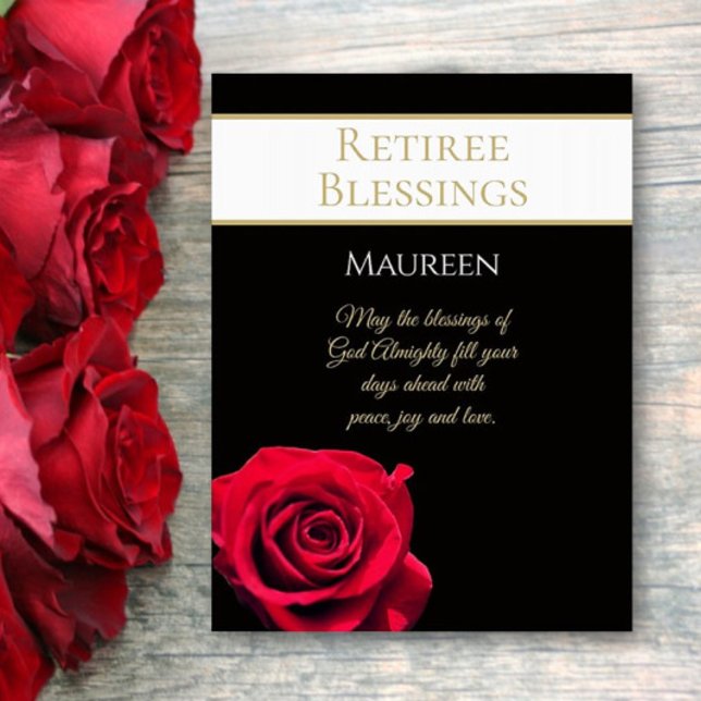 Special Retiree! Retirement blessings custom Card (Creator Uploaded)