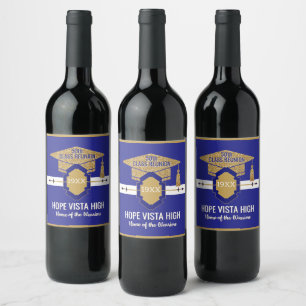 Special Reunion! 50th class reunion Wine Label