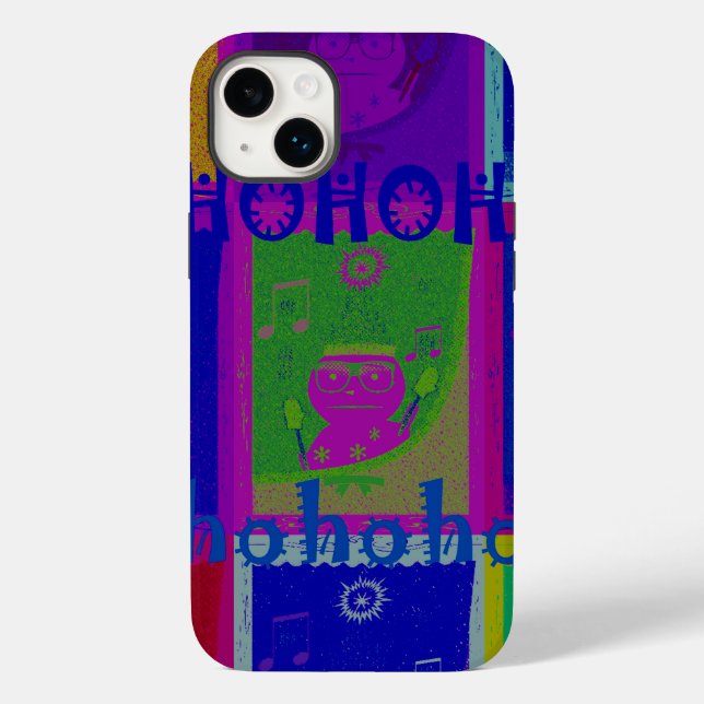 Special  Santa HoHoho Pop Art colours Case-Mate iPhone Case (Back)