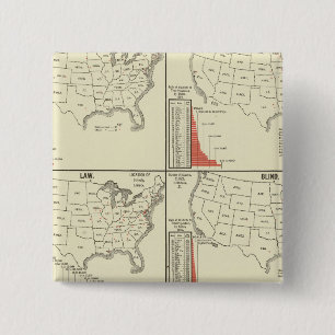 special school's statistics 15 cm square badge