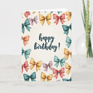 Special Script Birthday Card