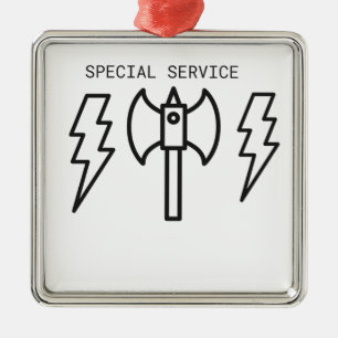 Special Service Metal Tree Decoration