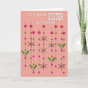 Special Sister Christmas Card