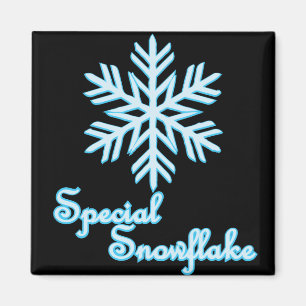 Special Snowflake Funny Christmas Magnet