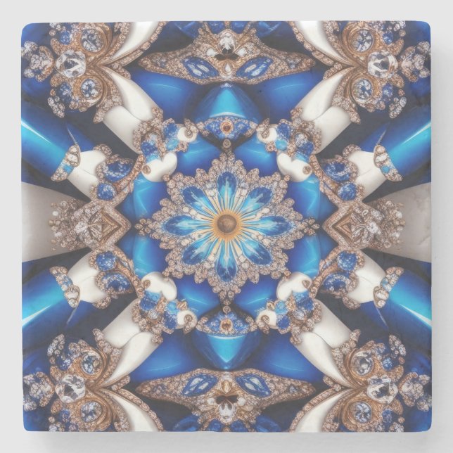 Special stone coaster with Argentinian Colours (Front)