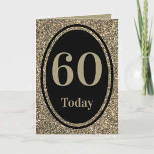 Special stylish by year birthday card 60th