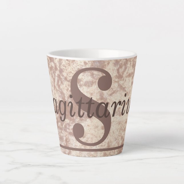 Special stylish Sagittaris star sign mug cup gift  (Front)