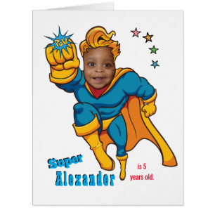 Special Superhero Amazing Flying Photo Birthday 