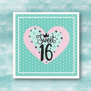 Special Sweet 16 Birthday  Napkin