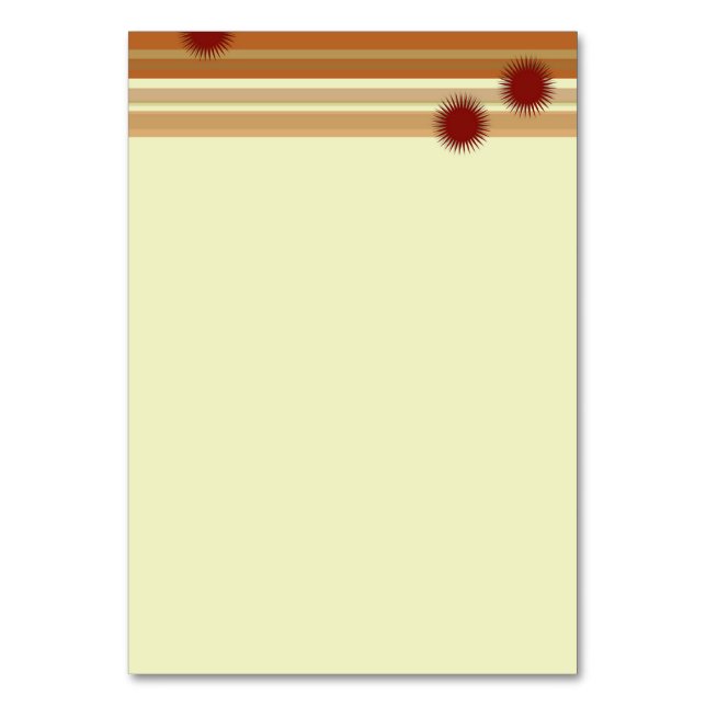 SPECIAL TABLE CARD Artist created Crystal shades (Back)