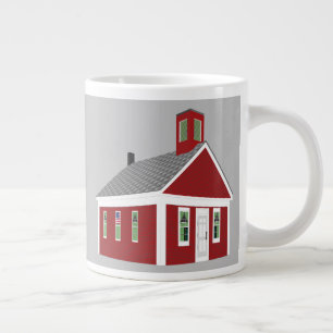 Special Teacher Personalized One Room School House Large Coffee Mug