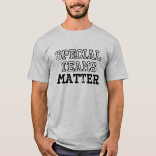 Special Teams Football American Black Distressed T-Shirt