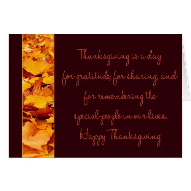 Special Thanksgiving (Front Horizontal)