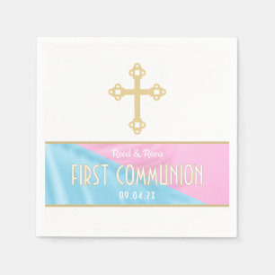 Special! Twins First Communion party napkins