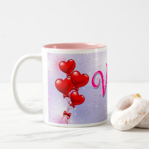 Special Valentine's Two-Tone Coffee Mug