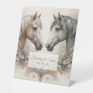 Special Wedding Banner Pedestal Sign