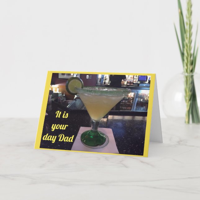 SPECIAL WISHES & TOAST ***FATHER'S BIRTHDAY*** CARD (Front)