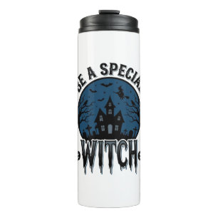 Special Witch Halloween Vintage Engraving Design_1 Thermal Tumbler