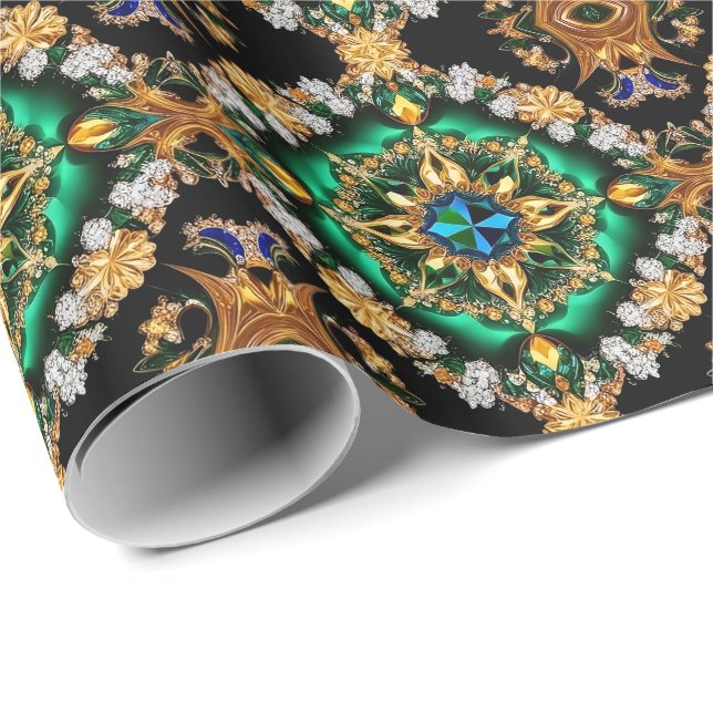 Special wrapping paper with Brazilian Colours (Roll Corner)