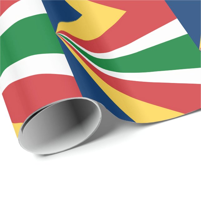 Special wrapping paper with Seychelles Colours (Roll Corner)