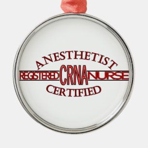 SPECIALIST CRNA LOGO METAL TREE DECORATION