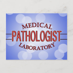 SPECIALIST PATHOLOGIST MEDICAL LABORATORY POSTCARD