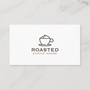 Speciality Coffee Drink Business Card