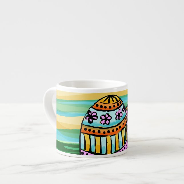 Speciality Mug 3 Sizes, Painted Easter Eggs (Front Left)