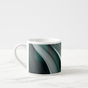 Speciality Mug Abstract Art Black White Green