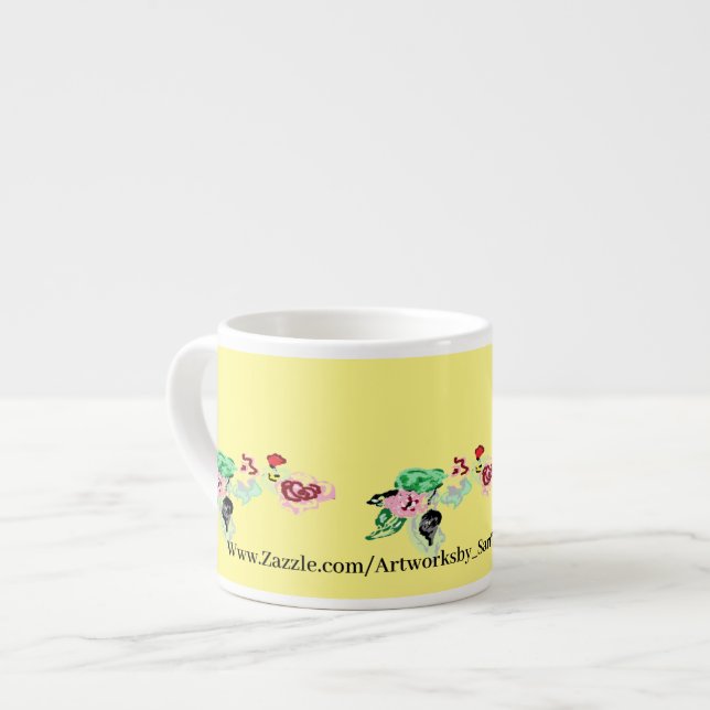 Speciality Mug : Vine with Roses (Front Left)