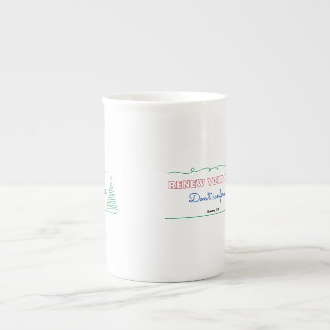 Speciality Mug w message of hope & transformation (Front)