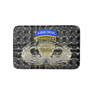 Specially Designed Airborne Ranger Commemorative Bath Mat