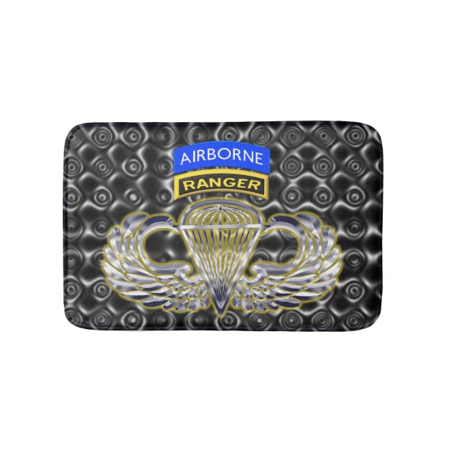 Specially Designed Airborne Ranger Commemorative Bath Mat (Front)